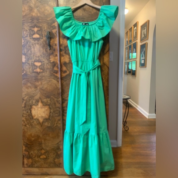 Dresses & Skirts - Poplin cotton summer maxi dress tired